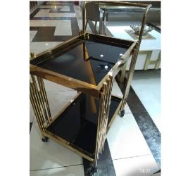 QUALITY DESIGNED BLACK & GOLD TROLLEY - AVAILABLE (JAFU) - deluxe.com.ng