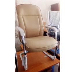 QUALITY DESIGNED BROWN VISITOR`S CHAIR  AVAILABLE- (ROMIN) - deluxe.com.ng
