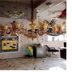 BY 6 CRYSTAL CHANDELIER  QUALITY DESIGNED LIGHT - FOR INDOOR USE (ZENLI) - deluxe.co.ng
