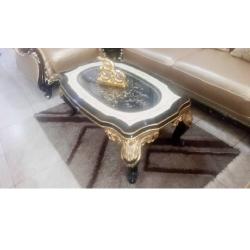 QUALITY DESIGNED  CENTER TABLE WITH 2 SIDE STOOLS (AUSFUR) - deluxe.com.ng