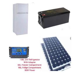 CLOUD ENERGY SOLAR FRIDGE BCD 220 WITH AC COMPRESSOR