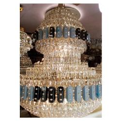 CRYSTAL CHANDELIER 1200 QUALITY DESIGNED LIGHT - FOR INDOOR USE (BEHIC) - deluxe.com.ng
