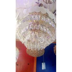 CRYSTAL CHANDELIER 500MM QUALITY LIGHT- FOR INDOOR USE (LIPLA) - deluxe.com.ng