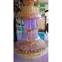 CRYSTAL CHANDELIER BY 1200MM QUALITY LIGHT- FOR INDOOR USE (LIPLA) - deluxe.com.ng