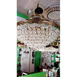 CRYSTAL CHANDELIER BY 800MM QUALITY LIGHT- FOR INDOOR USE (LIPLA) - deluxe.com.ng