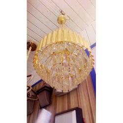 CRYSTAL CHANDELIER QUALITY LIGHT WITH LED & BULB- FOR INDOOR USE (FIREL)