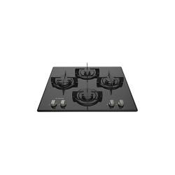 Ariston Hob Cooker |  Built-in-Gas, 60cm, Hob 4 Gas Burners, Gas-On-Glass Design, Electric Ignition – DD 642/A ICE - deluxe.com.ng