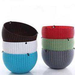 DIFFERENT COLORS OF V-SHAPED HANGING PLASTIC POTS (PEGLO) - DELUXE.COM.NG