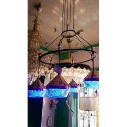 DROPPING PENDENT BY 6 BULBS QUALITY LIGHT- FOR INDOOR USE (LIPLA) - deluxe.com.ng