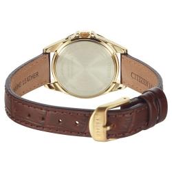 CITIZEN EC1183-16A WOMEN’S CALF LEATHER RADIO CONTROLLED ECO-DRIVE WATCH. - deluxe.com.ng