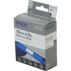 Epson Tape | LC-5WBN9 | 18mm (Black On White Tape) - Deluxe.com.ng