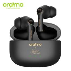 Oraimo FreePods 3 True Wireless Earbuds ENC Calling Noise Cancellation - B&W