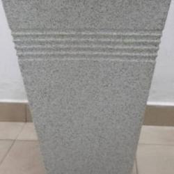 GREY STONE V-SHAPED DESIGNED FLOWER POT WITHOUT FLOWER WITH SQUARE BASE (PEGLO) - DELUXE.COM.NG