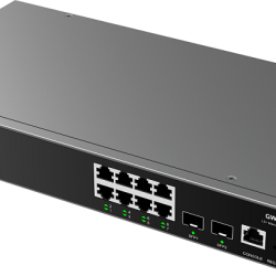Grandstream GWN7801P 8-Port Gigabit Enterprise Layer 2+ Managed PoE Network Switch