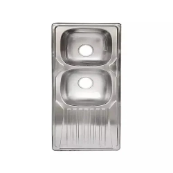 HANDMADE 2 BOWL SS SINK SIDE TRAY SH 11145 - deluxe.com ng