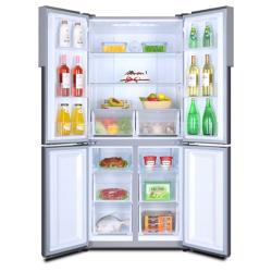 Haier Thermocool Refrigerator Side by Side HTF- 456DM6 Silver - deluxe.com.ng