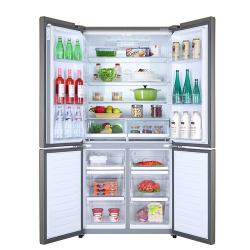 Haier Thermocool Refrigerator HTF-610DM7(UK) R6 Silver - deluxe.com.ng