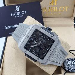 HUBLOT GENEVE EXCLUSIVE GREY HAND WRIST WATCH WITH SQUARE FACE (SAWW) - DELUXE.COM.NG