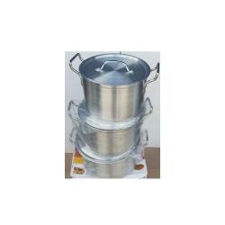 Hoffner 3 Sets Aluminium Cooking Pot-deluxe.com.ng