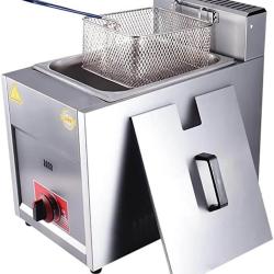 DEEP FRYER WITH  SINGLE  ELECTRIC GAS- DELUXE.COM.NG