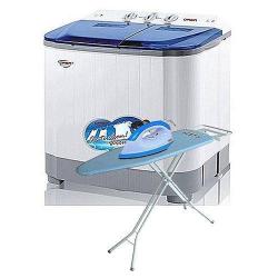 Qasa | Washing Machine8.8kg - With Free Iron ,ironing Board And Omo- DELUXE.COM.NG