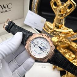 IWC EXCLUSIVE DESIGNERS WRISTWATCH BLACK LEATHER | BRONZE FACE (SAWW) - DELUXE.COM.NG