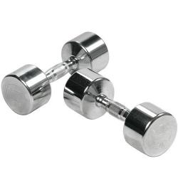 GATEGOLD JDB03C-8 PRO CHROME DUMBBELL IN PAIRS – 8KG (PAIR) - Deluxe.com.ng