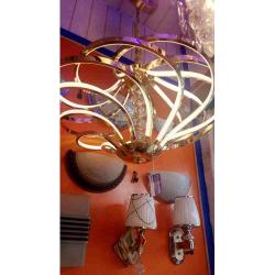 LED CHANDELIER QUALITY 3 LIGHT  WITH REMOTE - FOR INDOOR USE (LIPLA)- deluxe.com.ng