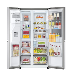 LG NOK-NOK 674 Litres Side by Side Refrigerator | REF 257 CSES-X - deluxe.com.ng