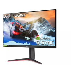 LG 32GN63T-B 32” Ultra Gear QHD 165Hz HDR10 Monitor with NVIDIA G-SYNC (2560x1440),NVIDIAG-SYNC Compatible with AMD Free Sync Premium Tilt/Height/Pivot Adj (PW) - Deluxe.com.ng