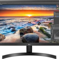 LG 27UK500-B Monitor 27” UHD (3840 x 2160) IPS Display, AMD FreeSync Technology, sRGB 98% Color Gamut, HDR 10, OnScreen Control, Wall Mountable – Black (PW)