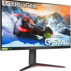 LG 32GN63T-B 32” Ultragear QHD 165Hz HDR10 Monitor with NVIDIA G-SYNC Compatibility and AMD FreeSync Premium (PW)
