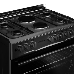 MAXI Gas Cooker 60*90 (4 + 2 ) INOX - deluxe.com.ng