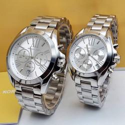 MICHAEL KORR EXCLUSIVE DESIGNERS WRISTWATCH WITH SILVER CHAIN (SAWW) - DELUXE.COM.NG