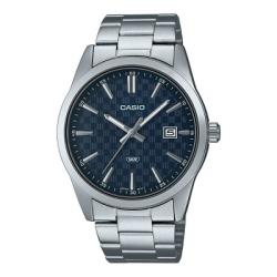CASIO MTP-VD03D-2AUDF MEN’S ANALOG BLUE DIAL STAINLESS STEEL WATCH