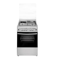Maxi Gas Cooker | 6060 M4  INOX|3 GAS 1 ELECTRIC  - deluxe.com.ng