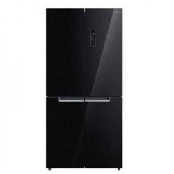 Midea HQ-627WEN Side-By-Side Refrigerator 482Lts|R600 Gas|Black Glass -deluxe.com.ng 