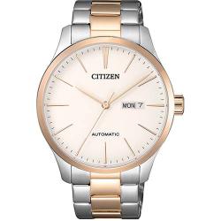CITIZEN NH8356-87A MEN’S AUTOMATIC ANALOG TWO-TONE BRACELET MEDIUM WATCH - Deluxe.com.ng