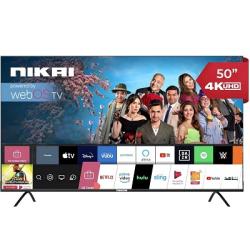 Nikai 50" Web os UHD Smart LED NIK50MEU45TN, Frameless, Ultra HDR, Dolby Audio, Smart Voice Control