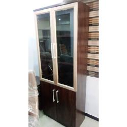 QUALITY DESIGNED  BROWN & CREAM OFFICE CABINET - AVAILABLE (ARIN) - deluxe.com.ng