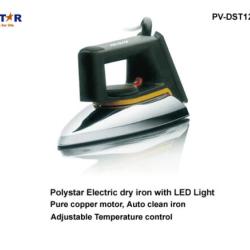 POLYSTAR ELECTRIC DRY IRON | PV-DST1200AB   - deluxe.com.ng