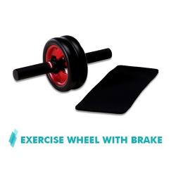 CLUBFIT SPORTS  PS020002 Exercise Wheel with Brake - deluxe.com.ng