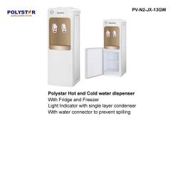 POLYSTAR WATER DISPENSER HOT AND COLD – BLACK | PV-N2JX13GW - deluxe.com.ng