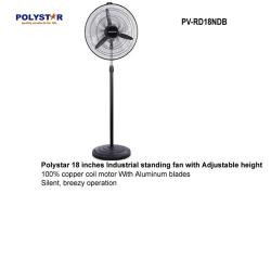 POLYSTAR 18 INCH INDUSTRIAL STANDING FAN | PV-RD18NDB - deluxe.com.ng