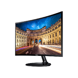 Samsung Monitor | 24 inch CF390 Curved LED Monitor LC24F390FHMXZN