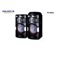 Polystar LED Display DVD Home Theatre Bluetooth/ Card Reader/ Multi Colour/ Top Panel/ PMPO 80000W - PV-98DJ - deluxe.com.ng