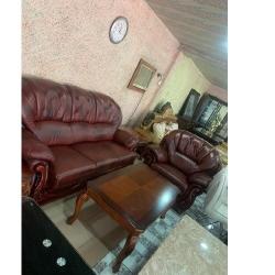 QUALITY COFFEE BROWN SOFA WITHOUT CENTER TABLE (EKIN) - deluxe.com.ng