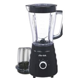 RITE-TEK BLENDER BL235 400W, 2 SPEED + PULSE 1.5LTR JAR WITH MILL COLOUR - deluxe.com.ng