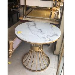 QUALITY DESIGNED ROUND MARBLE CENTER TABLE (ZIDFU) - Deluxe.com.ng