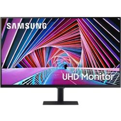 SAMSUNG 27” S70A Series 4K UHD Computer Monitor with IPS Panel and HDR10 for PC, Borderless Slim Design, TUV Eye Comfort Certified Eye Care, Fully Adjustable Stand, LS27A700NWNXZA, Black (PW)